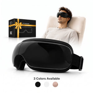 Eye Massager with Heat & Bluetooth Music, 5 Modes for Relaxation