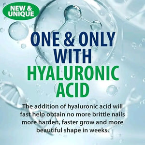 Steel Nails Nail Hardener with Hyaluronic Acid, Calcium & Keratin