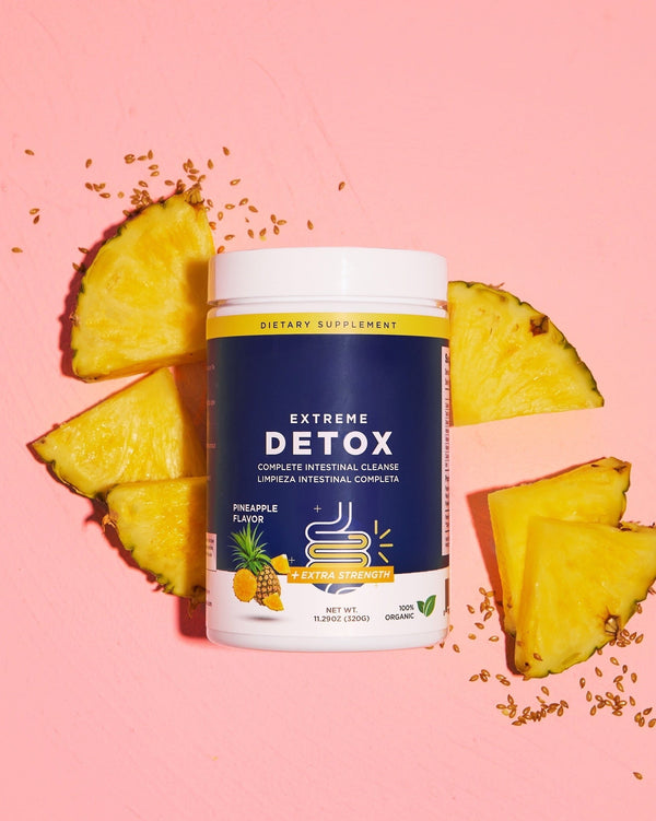 Extreme Detox Powder Plant-Based Daily Drink Mix for Digestive Wellness and Energy
