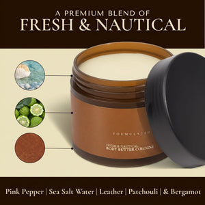 Reign Cologned Body Butter with Shea, Jojoba & Coconut, Nautical