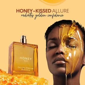 Honey Oud Eau de Parfum featuring Bergamot, Oud & Amber for Unisex Wear 100ml