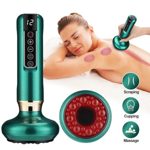 Heated Cupping Body Massager with Suction and Heat, Cordless