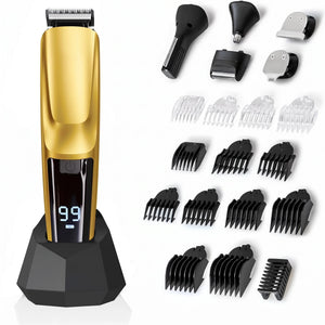 Beard/Hair Shaver for Men, All-in-One Grooming Kit with Trimmer