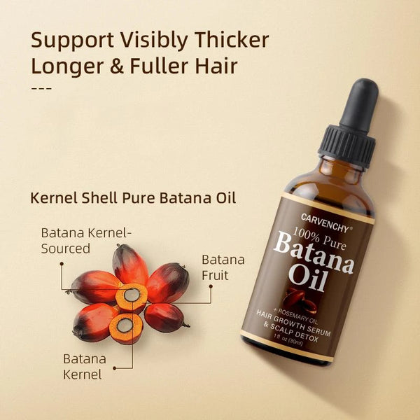 CARVENCHY Batana Oil with Rosemary Oil for Stronger, Healthier Hair