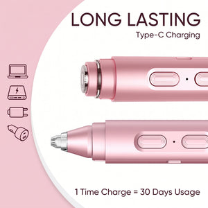 2 in 1 Facial & Eyebrow Hair Trimmer for Women, LED, Painless
