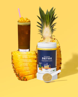 Extreme Detox Powder Plant-Based Daily Drink Mix for Digestive Wellness and Energy