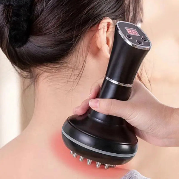 Handheld Body Massager with Heat & Vibration, Rechargeable