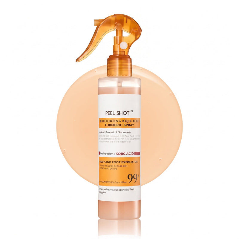 Kojic Acid Turmeric Body Spray for Dark Spots and Rough Texture