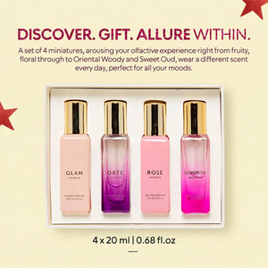 Midnight Mischief Honey Oud EDP + 4x20ml Mini Perfumes Set