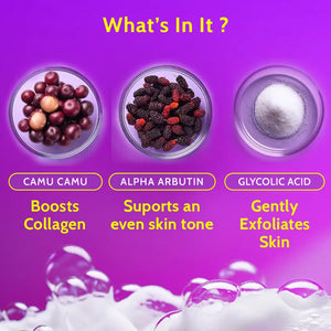 Gentle Exfoliating & Brightening Boost Body Wash Duo for Dark Spots, Strawberry Legs, Dull Skin & Rough Texture