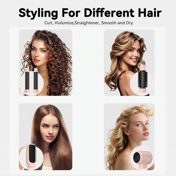 5-in-1 LiteStyle Hot Air Brush, Auto-Wrap Curl, Dry, Straighten