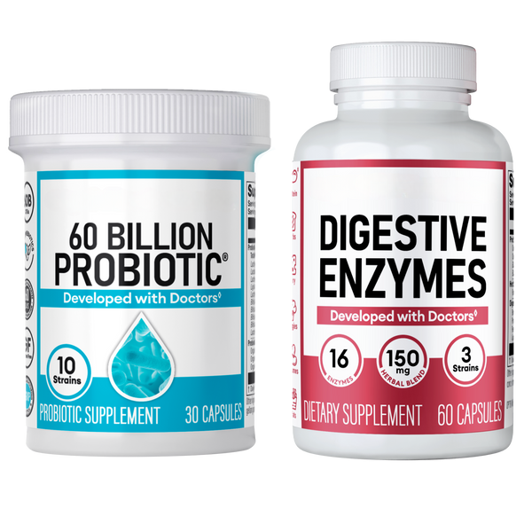 Hack Your Tummy Bundle Probiotics and Digestive Enzymes for Daily Gut Wellness