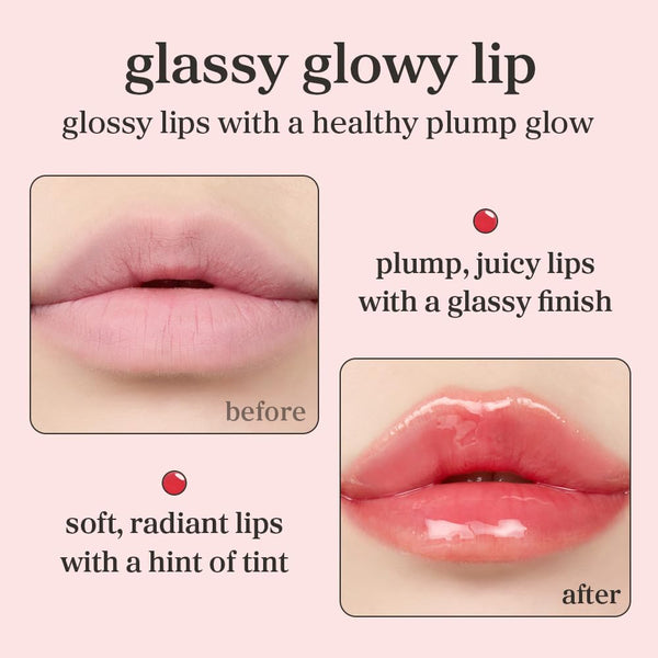 Korean Lip Oil Trio – Appleberry, Appleplum & Applewine, Sheer Tinted Gloss Set