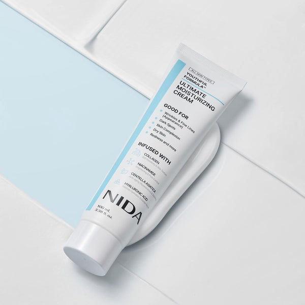 NIDA Youthful Formula Ultimate Moisturizing Cream — Niacinamide, Hyaluronic Acid & Collagen | 100ml