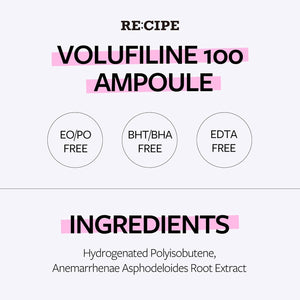 Pure Volufiline Serum Ampoule Korean Skincare for Wrinkles and Elasticity