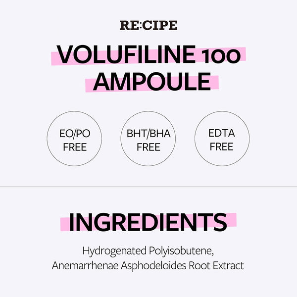 Pure Volufiline Serum Ampoule Korean Skincare for Wrinkles and Elasticity