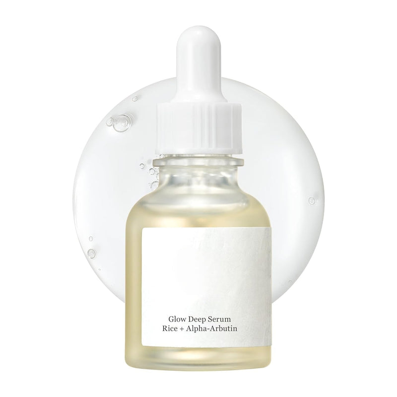 Glow Deep Serum with Rice Water and Alpha Arbutin for Dark Spots and Uneven Skin Tone
