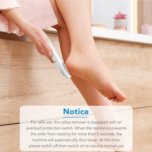 Electric Feet Callus Remover, Portable Foot File, Waterproof