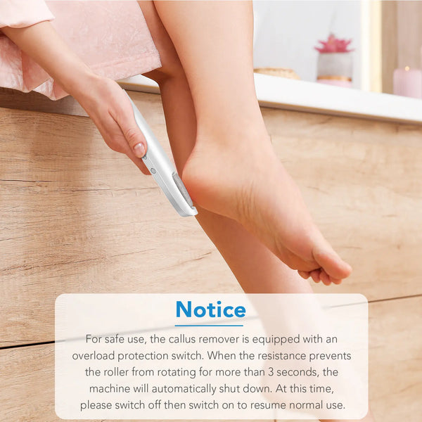 Electric Feet Callus Remover, Portable Foot File, Waterproof