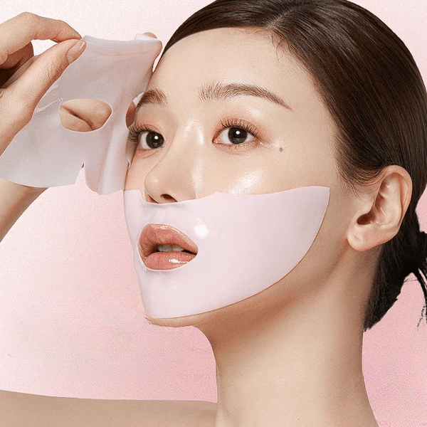 PDRN Pink Collagen Gel Mask featuring Salmon DNA for Radiant, Luminous Skin