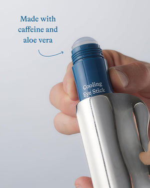 Cooling Eye Stick & Gua Sha Tool Set Depuffing Duo for Dark Circles and Under-Eye Fatigue