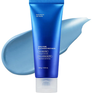 Zero Pore Blackhead Mud Mask with Charcoal, Kaolin Clay & Volcanic Ash