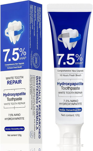 Nano Hydroxyapatite Toothpaste with 7.5% nHAP for Enamel Remineralization Care
