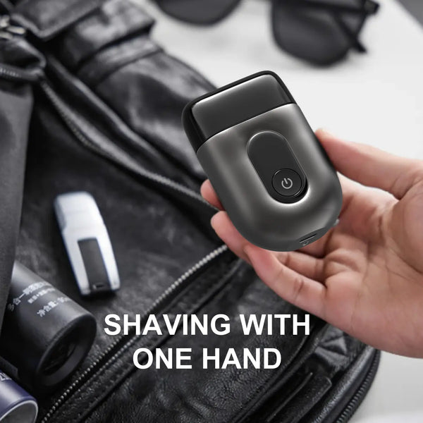 Mini Electric Razor for Men & Women, 3 Blade Heads, IPX7 Waterproof