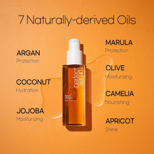 Perfect Serum Original Hair Oil with Argan Oil for Frizzy and Dry Hair 80mL