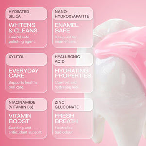 Tooth Armour Nano Hydroxyapatite Toothpaste for Enamel Support and Whitening