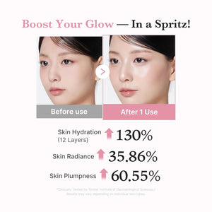 Jelly Mist Serum with Pink PDRN Collagen for Hydration and Glow