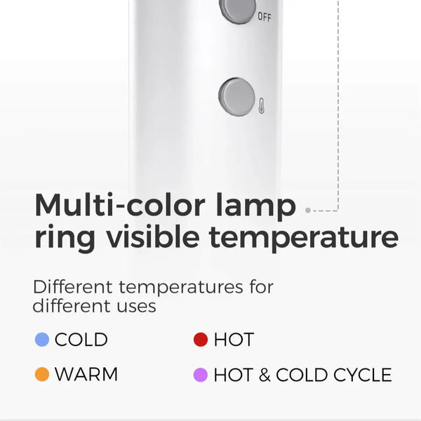 M02 Ionic Hair Dryer, Fast Drying, 8 Modes for Frizz-Free Shine