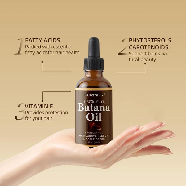 CARVENCHY Batana Oil with Rosemary Oil for Stronger, Healthier Hair