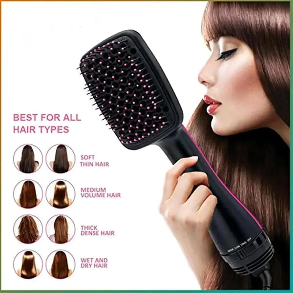 2 in 1 Multifunctional Hair Dryer Brush, Hot Air Comb, Ionic Volume