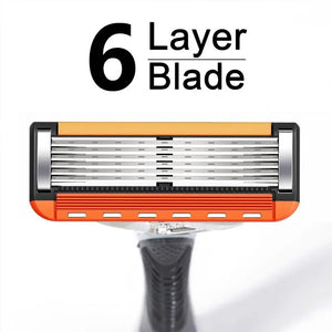 48-Piece Men's Razor Blade Replacement Set, Stainless Steel