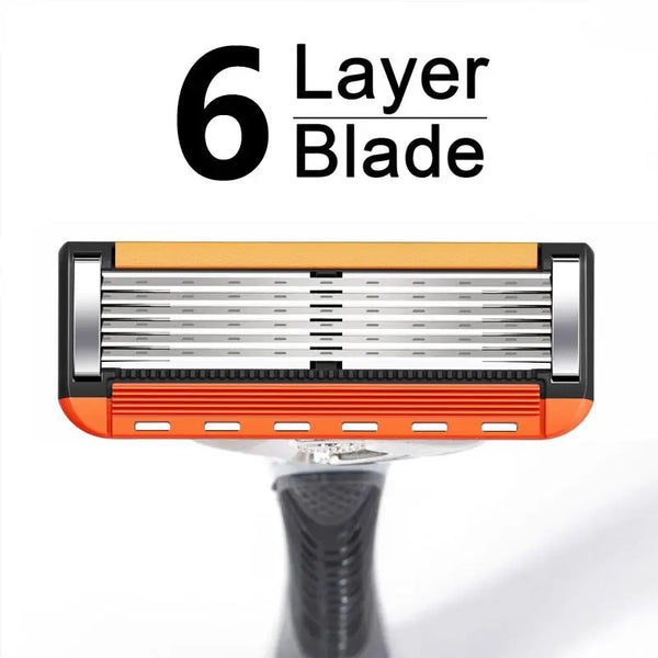 48-Piece Men's Razor Blade Replacement Set, Stainless Steel