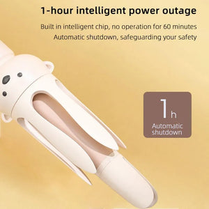 Automatic Curling Stick Electric Rotating Hair Curler 32mm with Adjustable Heat Settings