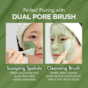 Holy Basil Bubble Deep Mask with Korean Clay and PHA for Pore Cleansing 90g