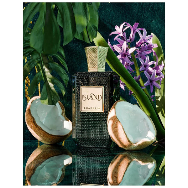 Khadlaj Island Extrait de Parfum featuring Bergamot, Jasmine & Amber