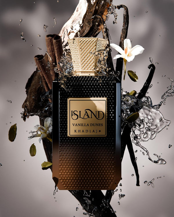 Khadlaj Island Extrait de Parfum featuring Bergamot, Jasmine & Amber