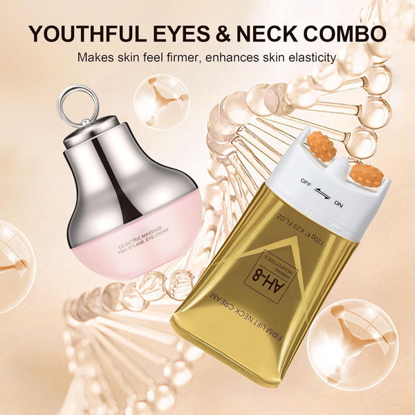 Firming Neck & Eye Cream Duo — Anti-Aging Formula for Lifting, Smoothing & Lasting Hydration