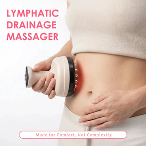 3 in 1 Electric Handheld Body Massager with Heat & Vibration