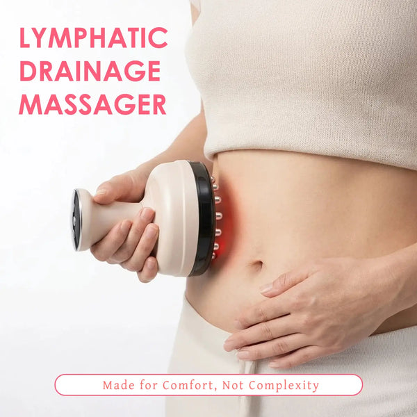 3 in 1 Electric Handheld Body Massager with Heat & Vibration