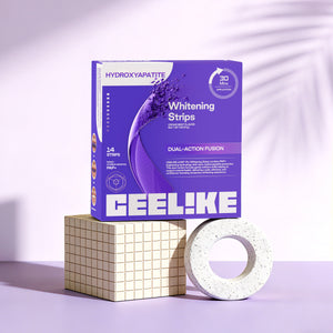CEELIKE nHAP-Pro Whitening Strips with Nano-Hydroxyapatite Dual-Action Brightening Care