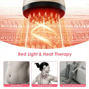 3 in 1 Electric Handheld Body Massager with Heat & Vibration