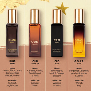 Him & More Set, 8 in 1 Men's Perfume Gift Set, Long-Lasting EDP