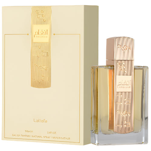 Lattafa Angham Eau de Parfum Scent featuring Pink Pepper, Jasmine and Vanilla
