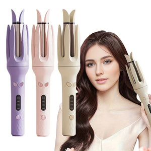 Automatic Hair Curling Iron, Negative Ion Rotating Curl Wand, 4 Heat