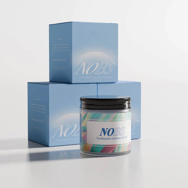 NOBS Toothpaste Tablets with Nano-Hydroxyapatite for Enamel Care and Fresh Breath