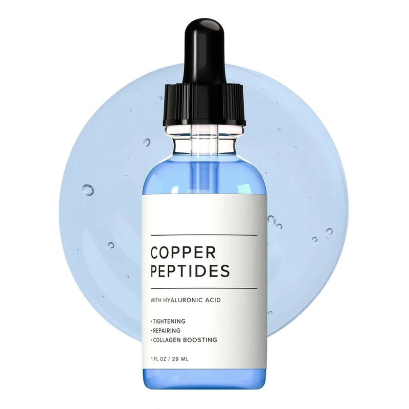 Copper Peptides GHK Firming Serum with Hyaluronic Acid for Fine Lines & Elasticity